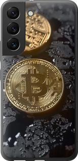 Чехол на Samsung Galaxy S22 Вулканический Bitcoin