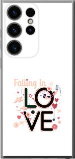 Чехол на Samsung Galaxy S24 Ultra falling in love