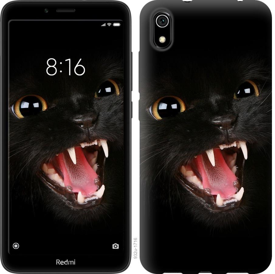 Чехол на Xiaomi Redmi 7A Чёрная кошка