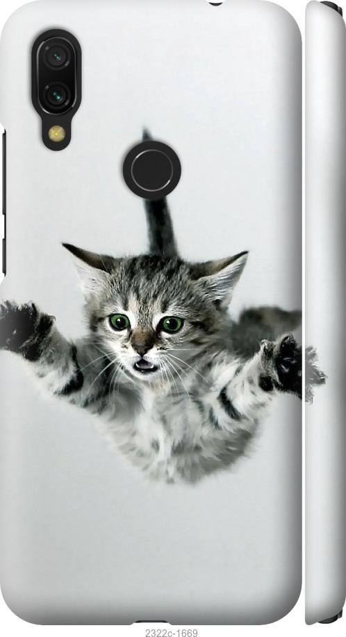 Чехол на Xiaomi Redmi 7 Летящий котёнок