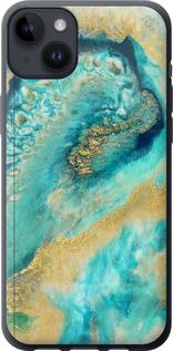 Чехол на iPhone 14 Plus Green marble