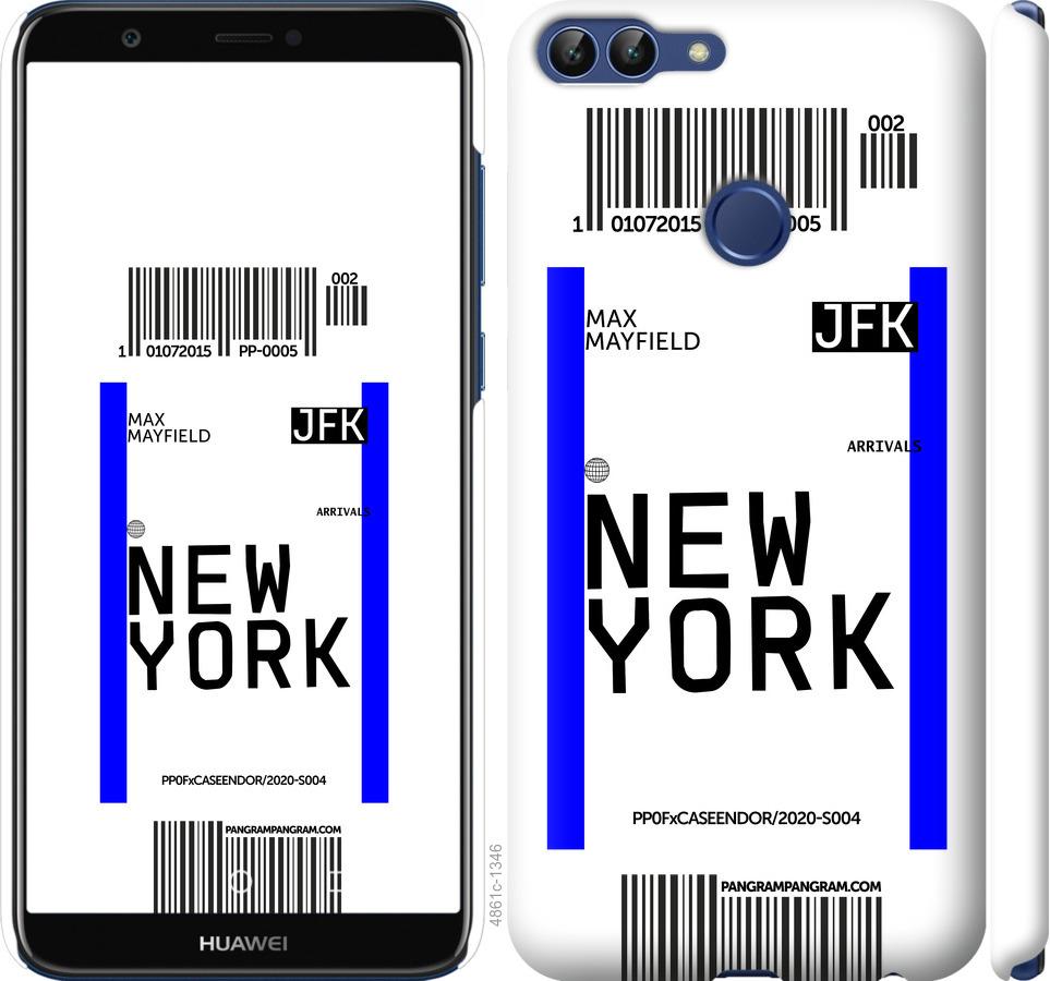 Чехол на Huawei P Smart New York