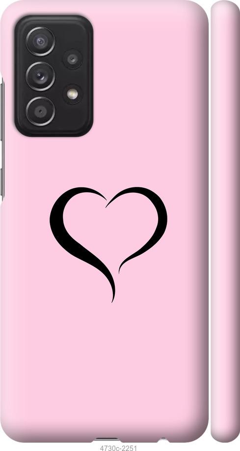 Чехол на Samsung Galaxy A52 Сердце 1