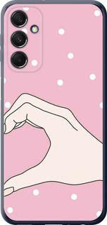 Чехол на Samsung Galaxy M34 5G Половина сердца