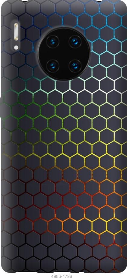 Чехол на Huawei Mate 30 Pro Переливающиеся соты