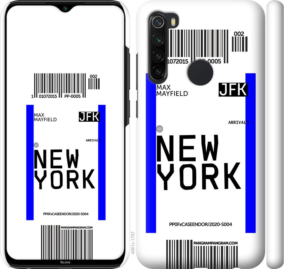 Чехол на Xiaomi Redmi Note 8 New York