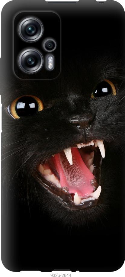 Чехол на Xiaomi Redmi Note 11T Pro Чёрная кошка