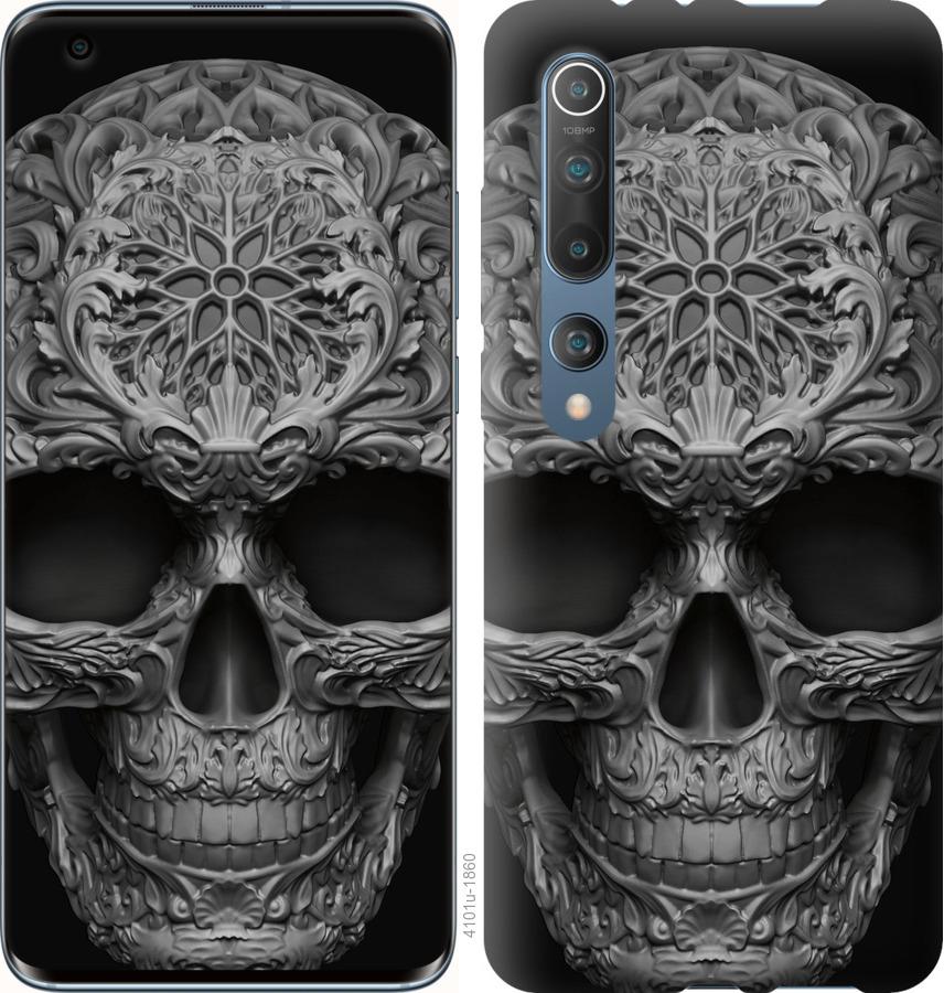 Чехол на Xiaomi Mi 10 skull-ornament