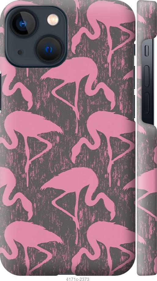 Чехол на iPhone 13 Mini Vintage-Flamingos