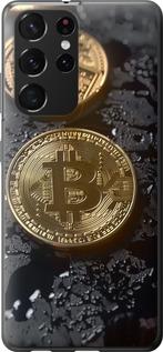 Чехол на Samsung Galaxy S21 Ultra (5G) Вулканический Bitcoin