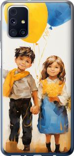 Чехол на Samsung Galaxy M31s M317F Дети с шариками