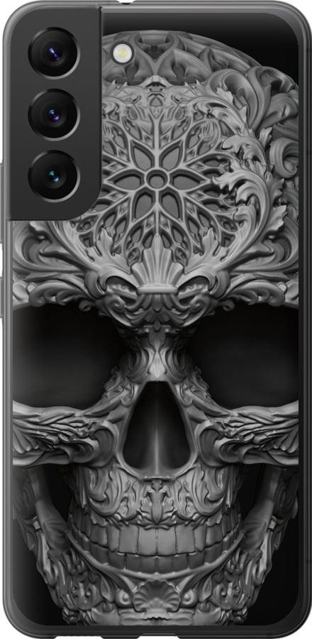 Чехол на Samsung Galaxy S22 skull-ornament