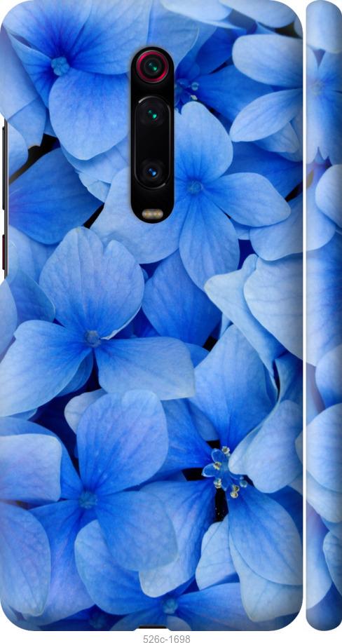 Чехол на Xiaomi Redmi K20 Синие цветы