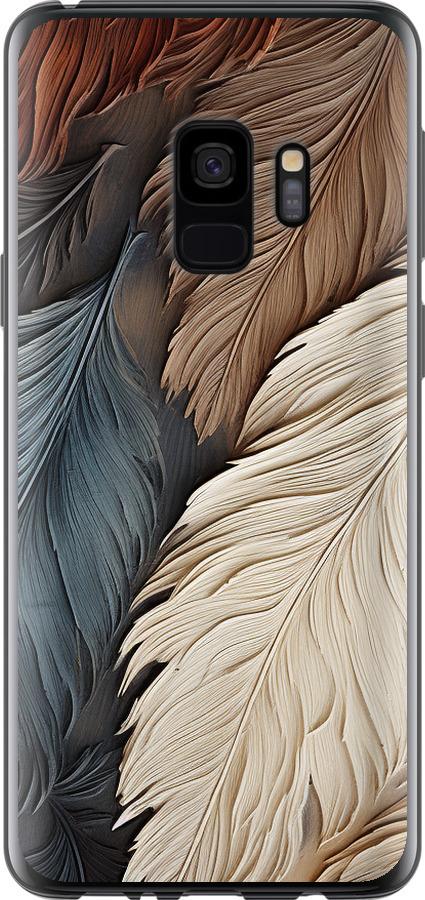 Чехол на Samsung Galaxy S9 Листья в стиле бохо