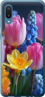 Чехол на Samsung Galaxy A02 A022G Весенние цветы