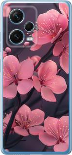 Чехол на Xiaomi Redmi Note 12 Pro+ 5G Пурпурная сакура