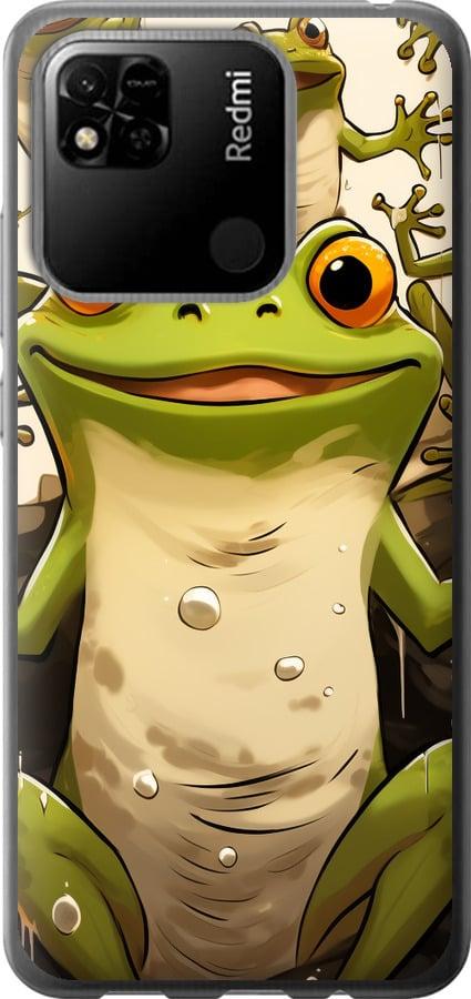Чехол на Xiaomi Redmi 10A Веселая жаба
