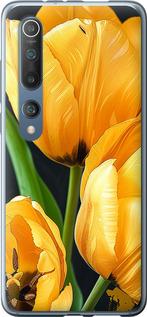 Чехол на Xiaomi Mi 10 Желтые тюльпаны