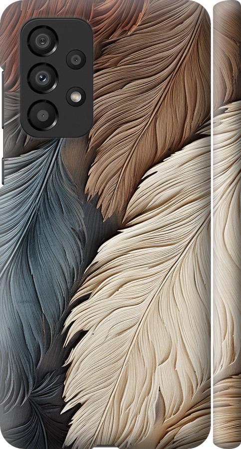 Чехол на Samsung Galaxy A33 5G A336B Листья в стиле бохо