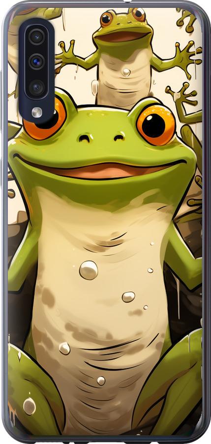 Чехол на Samsung Galaxy A50 2019 A505F Веселая жаба