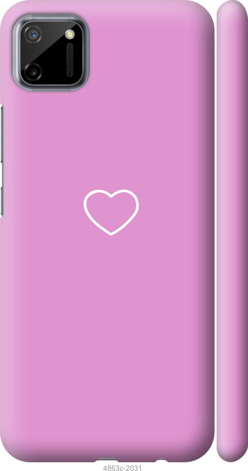 Чехол на Realme C11 2020 Сердце 2