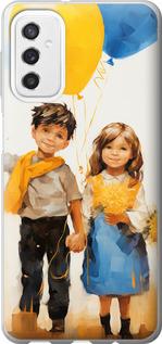 Чехол на Samsung Galaxy M52 M526B Дети с шариками