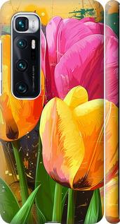Чехол на Xiaomi Mi 10 Ultra Нарисованные тюльпаны