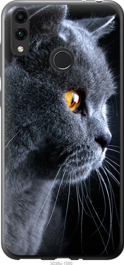 Чехол на Huawei Honor 8C Красивый кот