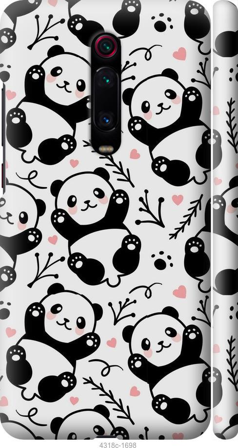 Чехол на Xiaomi Mi 9T Панды