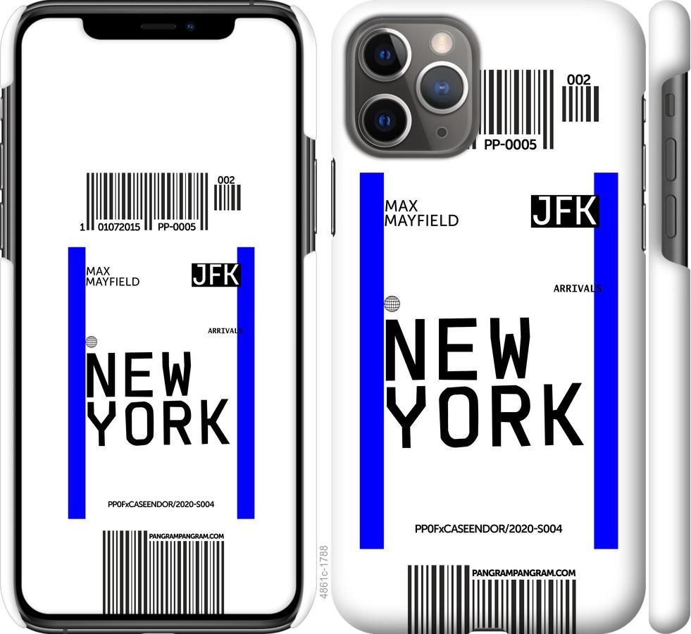 Чехол на iPhone 11 Pro New York