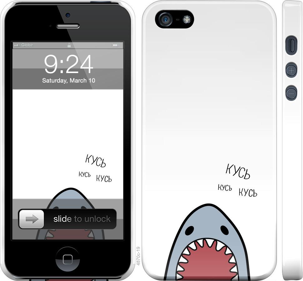 Чехол на iPhone SE Акула