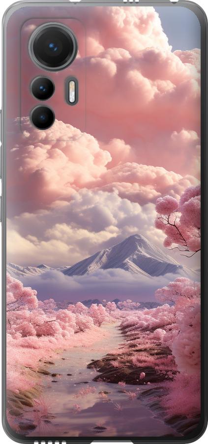 Чехол на Xiaomi 12 Lite Розовые облака