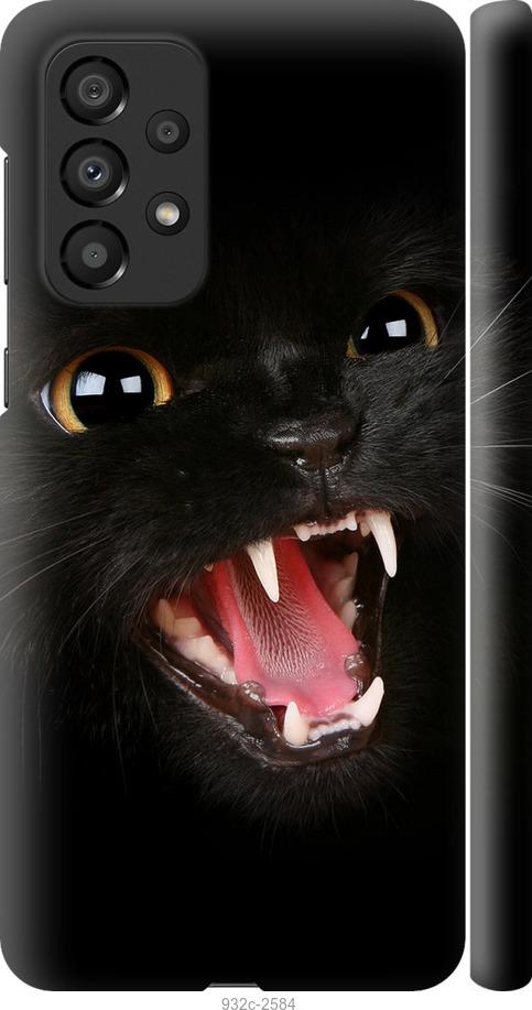 Чехол на Samsung Galaxy A33 5G A336B Чёрная кошка