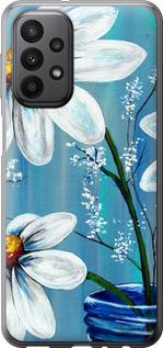 Чехол на Samsung Galaxy A23 A235F Красивые арт-ромашки