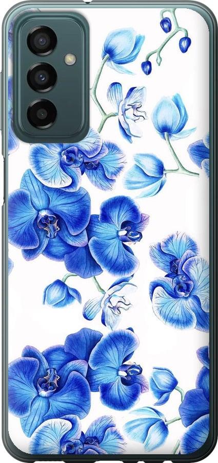 Чехол на Samsung Galaxy M23 M236B Голубые орхидеи