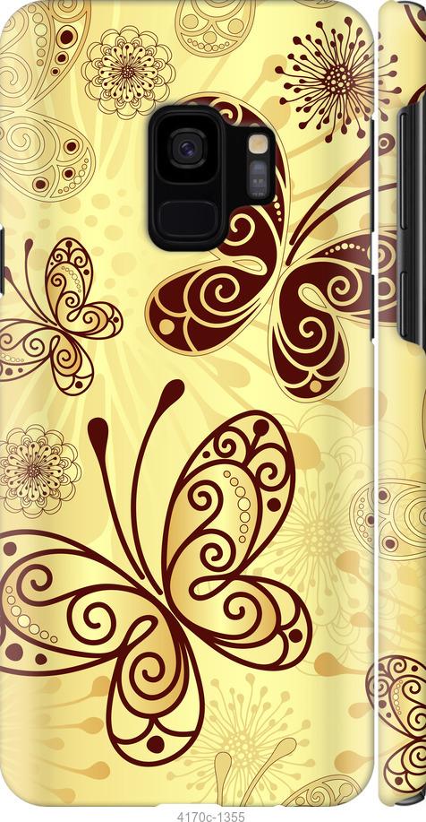 Чехол на Samsung Galaxy S9 Красивые бабочки