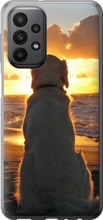 Чехол на Samsung Galaxy A23 A235F Закат и собака