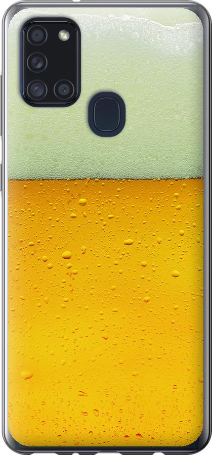 Чехол на Samsung Galaxy A21s A217F Пиво