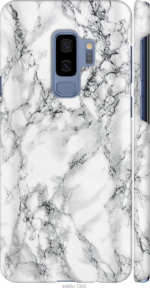 Чехол на Samsung Galaxy S9 Plus Мрамор белый