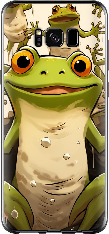 Чехол на Samsung Galaxy S8 Веселая жаба