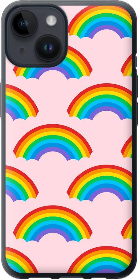 Чехол на iPhone 14 Rainbows