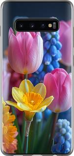 Чехол на Samsung Galaxy S10 Plus Весенние цветы