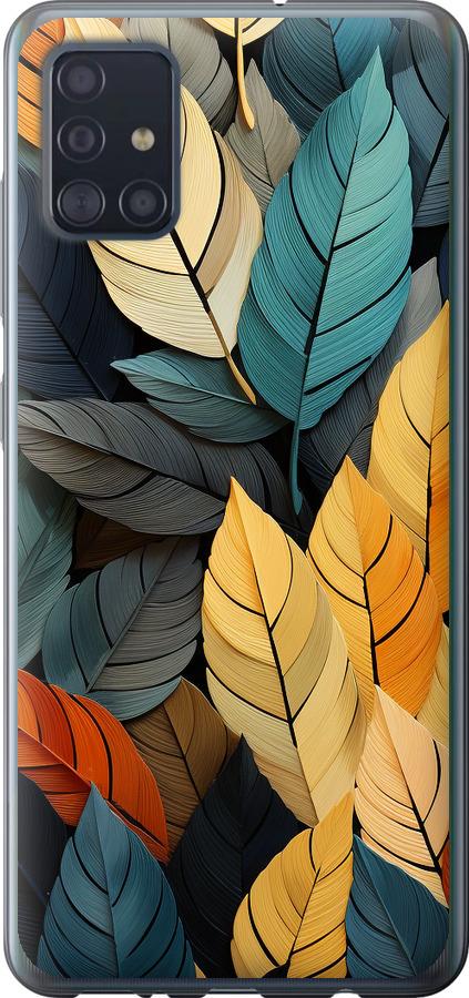 Чехол на Samsung Galaxy A51 2020 A515F Кольорове листя