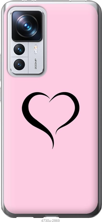 Чехол на Xiaomi 12T Pro Сердце 1