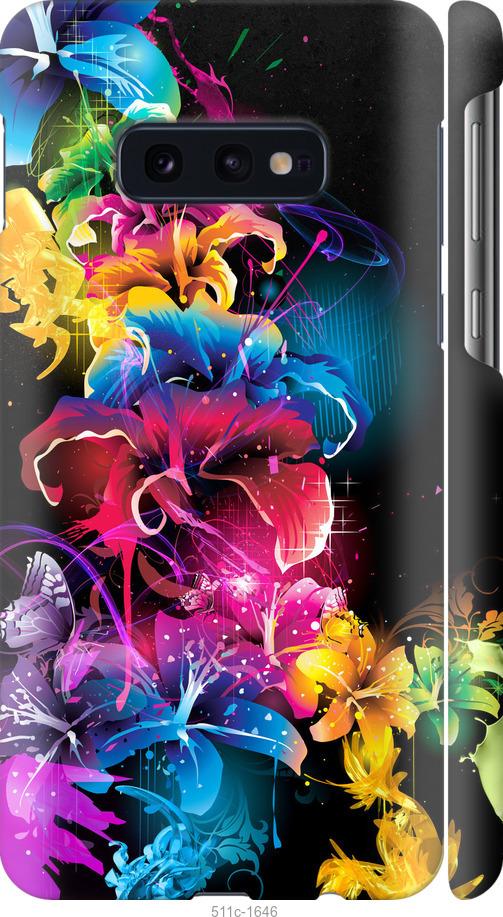 Чехол на Samsung Galaxy S10e Абстрактные цветы