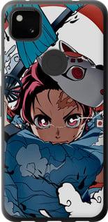 Чехол на Google Pixel 4A Танджиро Камадо