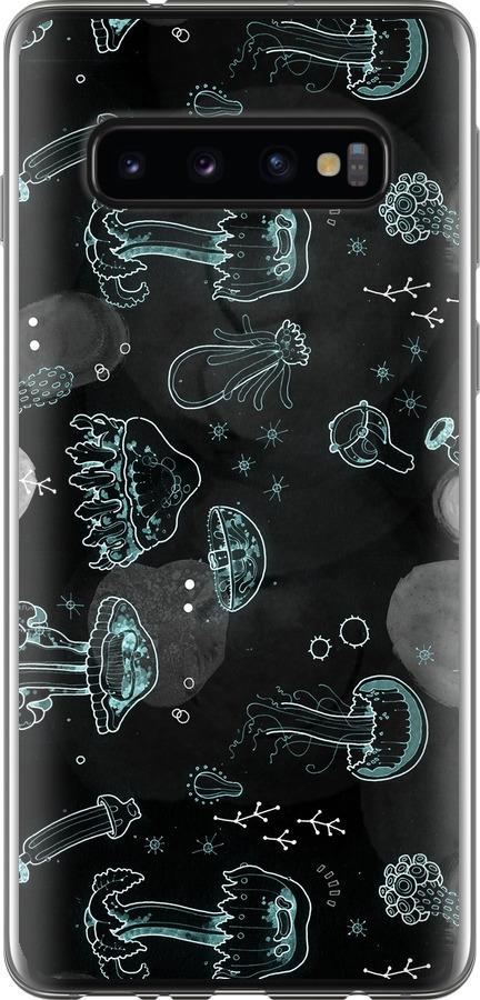 Чехол на Samsung Galaxy S10 Медузы