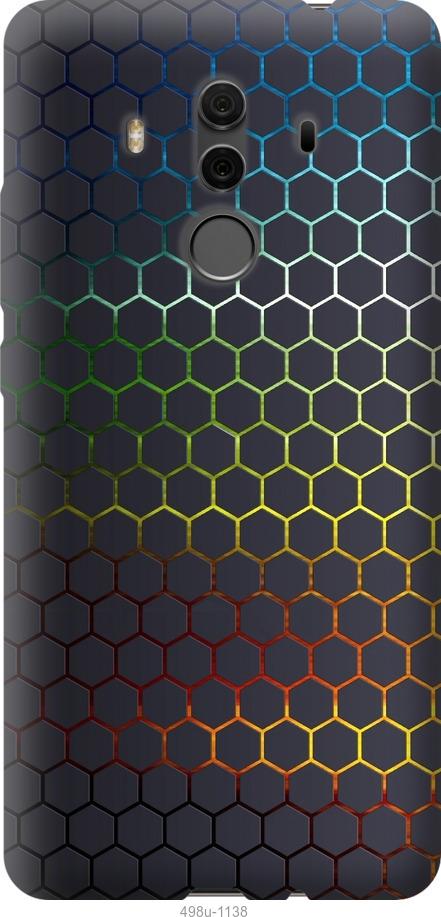 Чехол на Huawei Mate 10 Pro Переливающиеся соты