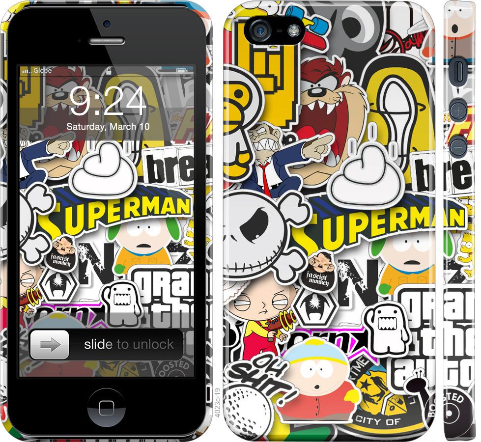 Чехол на iPhone SE Popular logos