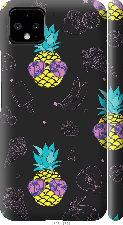 Чехол на Google Pixel 4 XL Summer ananas